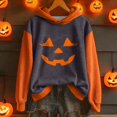 thumbnail image 2 of NMMUED Chandails d'Halloween pour Femmes, Chandails à Capuche pour Femmes, Chandails d'Halloween pour Femmes, Chandails à Capuche, Tenues d'Halloween pour Femmes, Chandails Graphiques pour Femmes, Gris m, 2 of 3