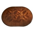 thumbnail image 6 of MICHAEL AMINI Villa Valencia 5-Piece Solid Wood Dining Set in Classic Chestnut, 6 of 17