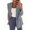 Blue, variant on Women's Fashion Lapel Slim Fit Cardigan Blazer Jacket Beige L
