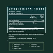 Gaia Herbs Black Cohosh - مكمل دعم انقطاع الطمث للمساعدة في دعم توازن الهرمونات والصحة للنساء* - مع Black Cohosh - 60 كبسولة نباتية سائلة (60 حصة)