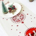 thumbnail image 4 of NGGOO Christmas Cotton Linen Table Runner Washable Tablecloth Table Decoration for Party Christmas Table Runner Rectangle Table Flag Tablecloth Decorations 28 270CM, 4 of 7