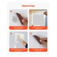 thumbnail image 2 of Drywall Repair Kit 16PCS, 4/6/8 inch Aluminum Wall Patch Kit with Scrapers & Sandpaper, Self-Adhesive for Nail Holes & Cracks, Wall Damage Repair, 2 of 9