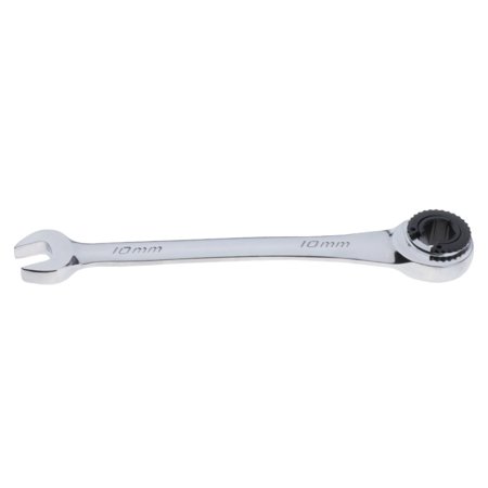 Xtreme 10mm Tight Spot Ratchet Wrench - 5° Movement, Hardened Polished Steel, For Metric Tight Spaces