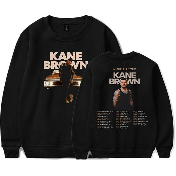 Kane Brown Air Tour Sweatshirt Fashion Pullover Hip Hop Crewneck Harajuku Clothes