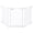 White-3pc, variant on Adjustable Metal Pet Safety Gate – 29" Tall, Expandable Door & Stair Barrier, Indoor Pet Fence with Wall Mounts, Easy Install – 3/5/6/8 Panels