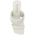 thumbnail image 4 of Journee Womens Monyka Woven Slip On Sandals, 4 of 9