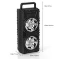 thumbnail image 2 of Oumilen Portable Bluetooth Speaker with FM Transmitter, Black, ON-SP-5-wm, 2 of 3