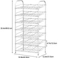 thumbnail image 2 of 7-Tier Can Organizer Rack Dispenser for Pantry, White, 2 of 7