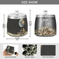 thumbnail image 2 of Yayeee Ashtray with Lid for Cigarette Smokeless Stainless Steel Home Ash Holder, Sitting on The Moon, 2 of 7