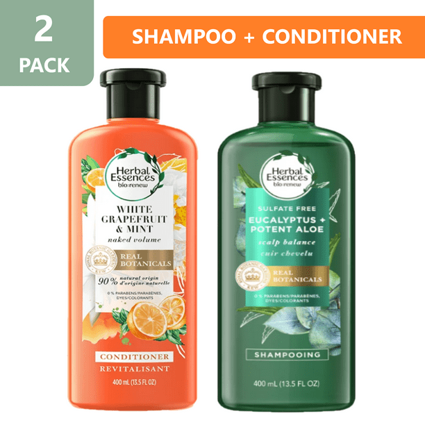 Herbal Essences BioRenew Volumizing Shampoo + Conditioner Eucalyptus
