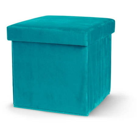 Mainstays Collapsible Storage Ottoman, Multiple Colors - Walmart.com - Mainstays Collapsible Storage Ottoman, Multiple Colors - Walmart.com