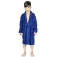 thumbnail image 2 of SKYLINEWEARS Child Bathrobe Terrycloth Shawl Collar Spa Robe for Kids Navy Size 8, 2 of 4