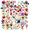 3A, variant on Realistic Flower Theme Stickers, Waterproof Flower Theme Sticker for Water Bottle Laptop Phone Cases Planner Skateboard Luggage Helmet Party Favor Decor, Ideal for Adults Teens Teacher Rewards