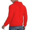 thumbnail image 6 of Wukai Red Print Men Hoodies Fleece Sweatshirts Long Sleeve Sweaters Pullover Fall Outfits Winter Clothes-Small, 6 of 7