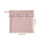 thumbnail image 3 of Neceser de Viaje - Organizador de Malla para Ropa Interior y Calcetines con Cierre de Cremallera, Asa Portátil, 34 X 31 Cm, Gris o Rosa, de Tela No Tejida., 3 of 6