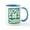 White/Blue Inside, variant on CafePress - Lucky Charm Mugs - 11 oz Ceramic Mug - Novelty Coffee Tea Cup