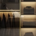 thumbnail image 4 of Divider Wooden Wardrobe Organizer Simple Modern Bedroom Unique Wardrobe Essentials Women Ropero Armable Household Products My Lux Decor Round, 4 of 16