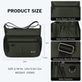 thumbnail image 2 of Crossbody Bag for Men Women Multi Pocket Purse Lightweight Waterproof Shoulder Handbag Casual Travel Satchel Handbag,TT851-Green, 2 of 7