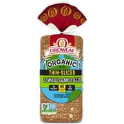 Oroweat Organic Thin-Sliced 22 Whole Grains and Seeds Organic Bread Loaf, 20 oz