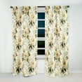 thumbnail image 2 of Designart "Simplistic Victorian Elegance I" Floral Blackout Curtain Single Panel, 2 of 4