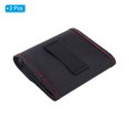 thumbnail image 3 of Unique Bargains 82mm Camera Filter Case 3 Pocket Camera Filter Case Pouch Black Red 2 Pack, 3 of 5