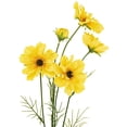 thumbnail image 3 of 32" Yellow Cosmos Artificial Decorative Floral Spray, 3 of 3