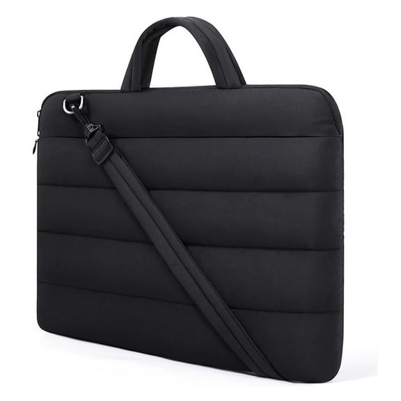 Women's Puffy Laptop Bag - Single Shoulder Crossbody Computer Bag, Adjustable Strap for 13-15 Inch Laptop, Durable for Work Travel