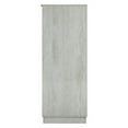 thumbnail image 3 of Benzara Wooden Wine Cabinet with Wine Bottle Rack and Three Drawers, White, 3 of 6
