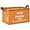 orange, variant on Storage Bins Your Own Design Custom Foldable Containers Metal Frames Fabric Storage Baskets 2 Handles Print On Demand