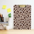 thumbnail image 5 of FMSHPON Houndstooth PatternLeopard Print Clipboard Hardboard Wood Nursing Clip Board and Pull for Standard A4 Letter 13x9 inches, 5 of 7
