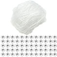 thumbnail image 2 of Zoxiy Glow in The Dark Halloween Spider Web Decorations, Stretchable Fluorescent Luminous Cotton Cobweb, Flexible DIY Halloween Decor MaterialFestive Cobweb for Party Scene Display Holiday Layout, 2 of 6