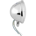 thumbnail image 2 of Biker's Choice Headlight (5-3/4" / Bottom Mount) (Chrome/Clear), 2 of 2