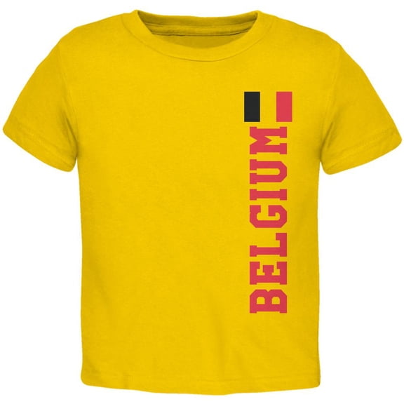 World Cup Belgium Toddler T Shirt Yellow 3T