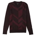 thumbnail image 1 of Alfani Mens Broken Chevron Pullover Sweater, Red, Large, 1 of 1