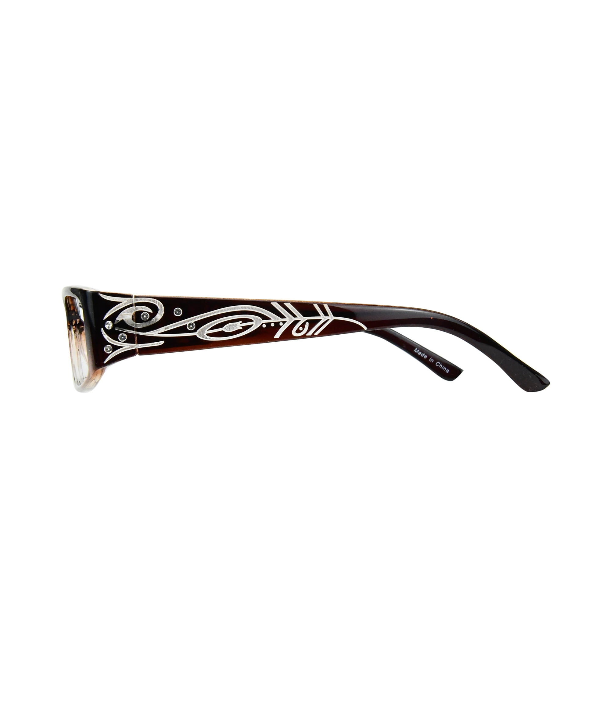 EYEBOGO Emma Stylish Reading Glasses for Women (Brown, +3.75