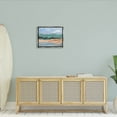 thumbnail image 2 of Modern Lake Brushed Scenery Landscape Painting Luster Gray Framed Art Print Wall Art, 2 of 6