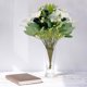 thumbnail image 4 of Ramo de rosas artificiales de seda | Arreglo floral artificial para centro de mesa de decoración del hogar | Decoración de mesas para recepciones de bodas, 4 of 5