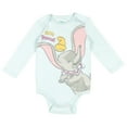 thumbnail image 3 of Disney Classics Dumbo Bambi Marie Newborn Baby Girls 5 Pack Bodysuits Newborn to Infant, 3 of 5