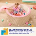thumbnail image 4 of Battat Hop In Ball Pit Sweet Retreat Foam Ball Pit with 65+ Balls and Washable Cover, Toddler and Preschool  Indoor Toy, 4 of 11