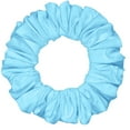thumbnail image 3 of Scrunchies Cotton Knit Jumbo Size 3-Pack Ponytail Holder Made in USA Scrunchie King Blue Light, 3 of 6