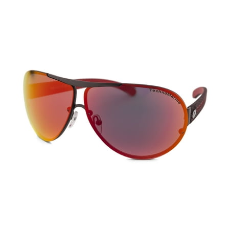 Technomarine Tmew007-09 Cruise Speedway Aviator Titanium-Tone Red Mirrored Lenses
