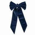 thumbnail image 4 of 9.5x16 Inch Christmas Tree Topper Bow, Room Decor Ribbon Xmas Signature Velvet Bow for Wedding Engagement Birthday Party, Christmas Decoration for Home Wreath Door Wall( Green ), 4 of 6