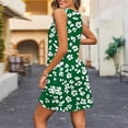 thumbnail image 4 of Karight Womens Tank Dresses Floral Graphic Print Sleeveless Short Mini Dress Beach Sundress with Pockets Vacation Outfit, 4 of 7