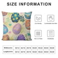 thumbnail image 5 of Nawypu  Easter Pillowcase Hidden Zipper Protective Soft Easter Rabbit Eggs Pillowcase Festival Decoration Home Decor E, 5 of 5