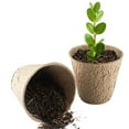 thumbnail image 3 of Fdgarden 3” Peat Pots with Hole for Seedlings (60 Pack), 3 of 7