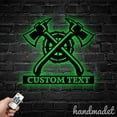 thumbnail image 4 of Handmadetneonsign Axe Throwing Metal Wall Art Light, Axe Throwing Metal Sign Wall Decor, Axe Metal Decor, 4 of 5