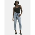 thumbnail image 2 of Time and Tru Women's High Rise Mom Jeans, 27" Inseam, Sizes 0-20, 2 of 5