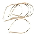 thumbnail image 2 of 5 uds. de aros de alambre de acero inoxidable de 5mm, Base de diadema para abalorios, tocados Diy, perlas para novia, accesorios para hacer joyas para oro Sunnimix Diademas lisas, 2 of 8