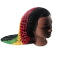 thumbnail image 3 of Magic Collection Long Fishnet Dreadlock Cap Multicolor #FSH2MUL, 3 of 5