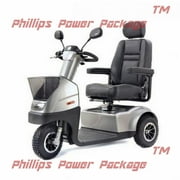 Afikim - Afiscooter C3 Breeze - Mid Size Mobility Scooter - 3-Wheel - Silver - PHILLIPS POWER PACKAGE TM - $500 VALUE